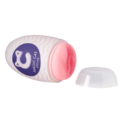Foto 5 do produto Masturbador Masculino com Formato de Ovo em TPE e Texturas Internas - S-Hande Magic Cat | Disponível em 6 Modelos