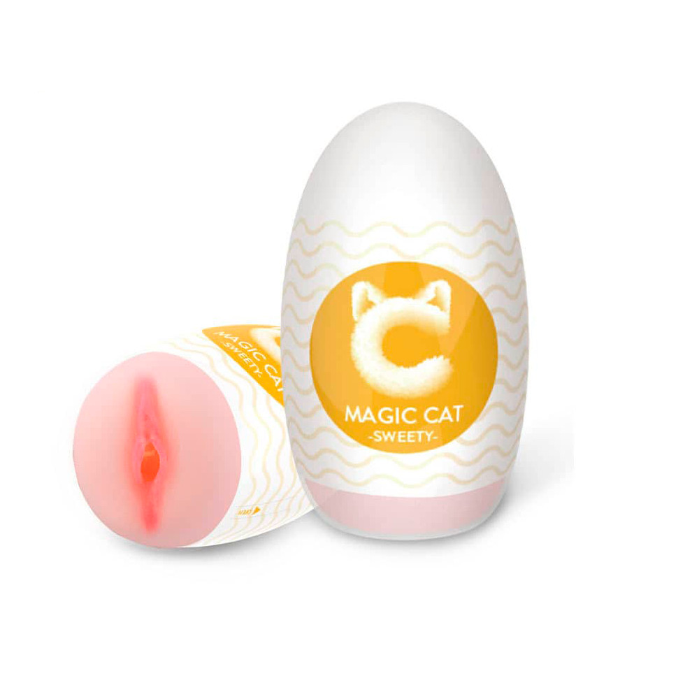 Masturbador Masculino com Formato de Ovo em TPE e Texturas Internas - S-Hande Magic Cat | Disponível em 6 Modelos - 6