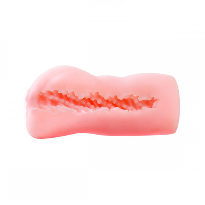 Masturbador Masculino no Formato de Vagina em TPE e Texturas Internas - Lilo | 13,5 x 3 cm