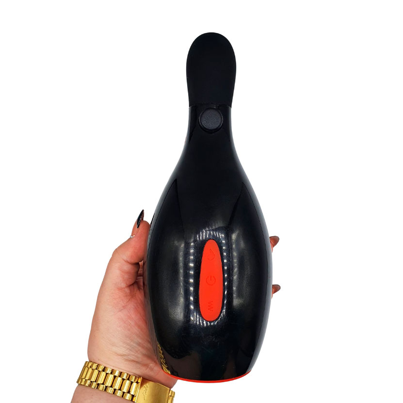 Masturbador Lanterna com 10 Modos de Vibração em 3 Intensidades, Compressão Interna Manual, Aquecimento e Carregamento via Cabo USB - Clamping Masturbation Cup | Disponível em 3 Cores - 13