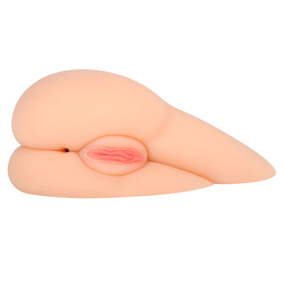Foto 2 do produto Masturbador Masculino Na Posição ''De Ladinho'' com Vagina e Ânus Penetráveis em CyberSkin e Anel Peniano Duplo - Zero Tolerance Kendra Spade | 30 x 22 cm