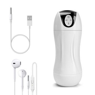 Foto 5 do produto Masturbador Masculino Recarregável com Design Ergonômico, 10 Modos de Vibração, 5 Níveis de Sucção e Gemido - Max | 12,7 x 3 cm