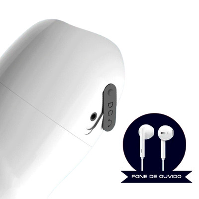 Masturbador Masculino Recarregável com Design Ergonômico, 10 Modos de Vibração, 5 Níveis de Sucção e Gemido - Max | 12,7 x 3 cm