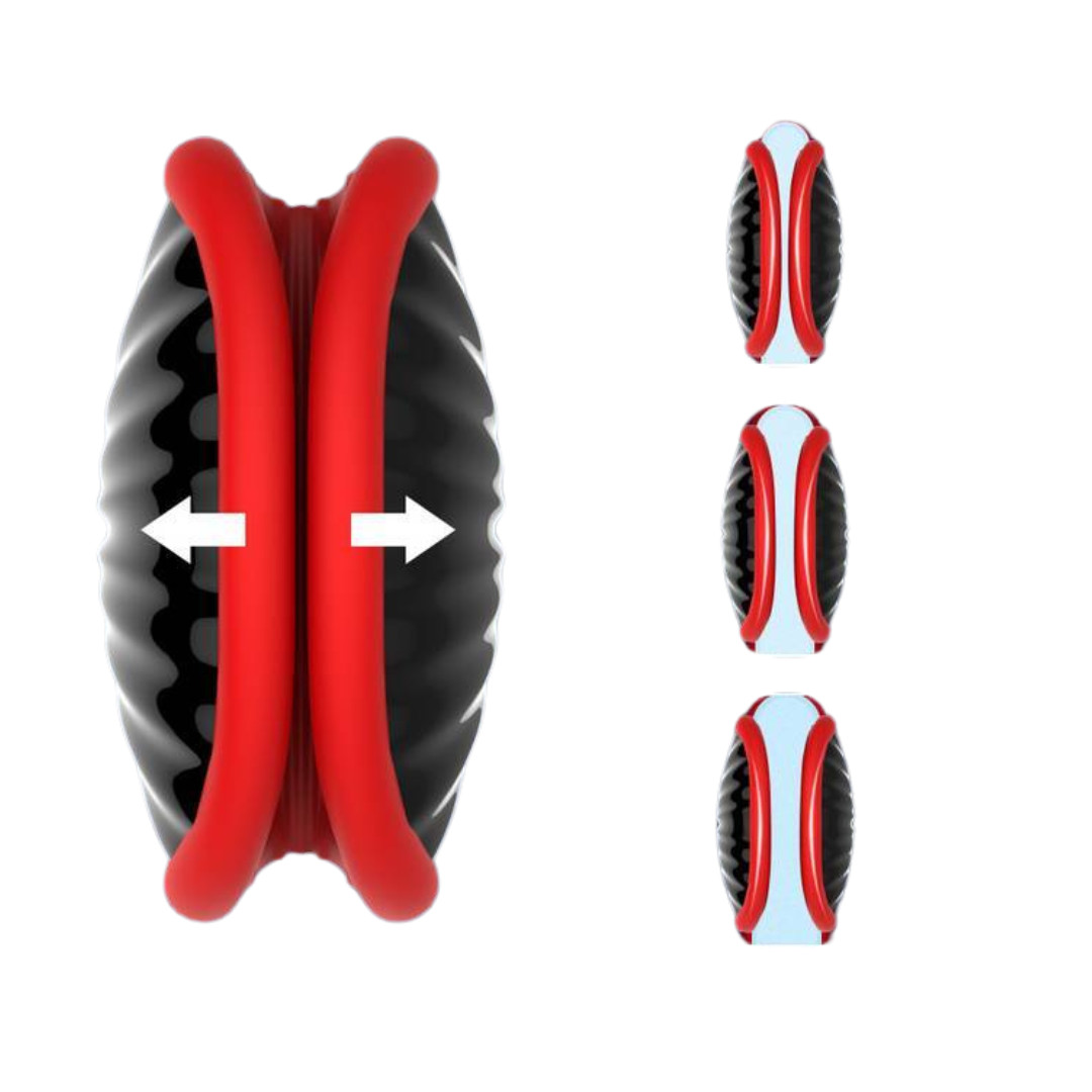 Masturbador Masculino Recarregável em Formato de Concha com 9 Modos de Vibração - Penis Trainer | 10,5 x 3,2 cm - 5