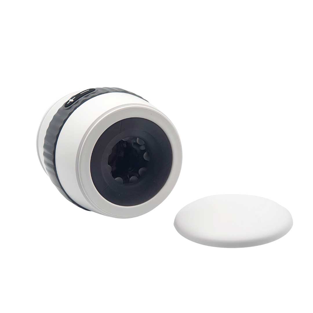 Masturbador Masculino Recarregável no Formato de Copo Vazado com Textura Interna e 12 Modos de Vibração - Pleasure Dreams - 3