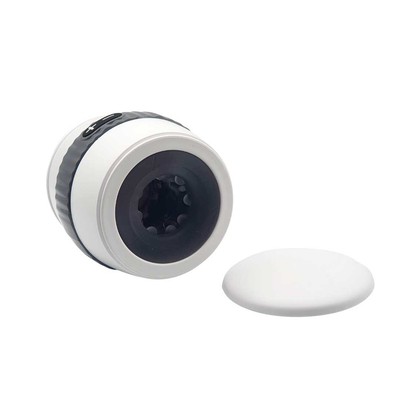 Foto 3 do produto Masturbador Masculino Recarregável no Formato de Copo Vazado com Textura Interna e 12 Modos de Vibração - Pleasure Dreams