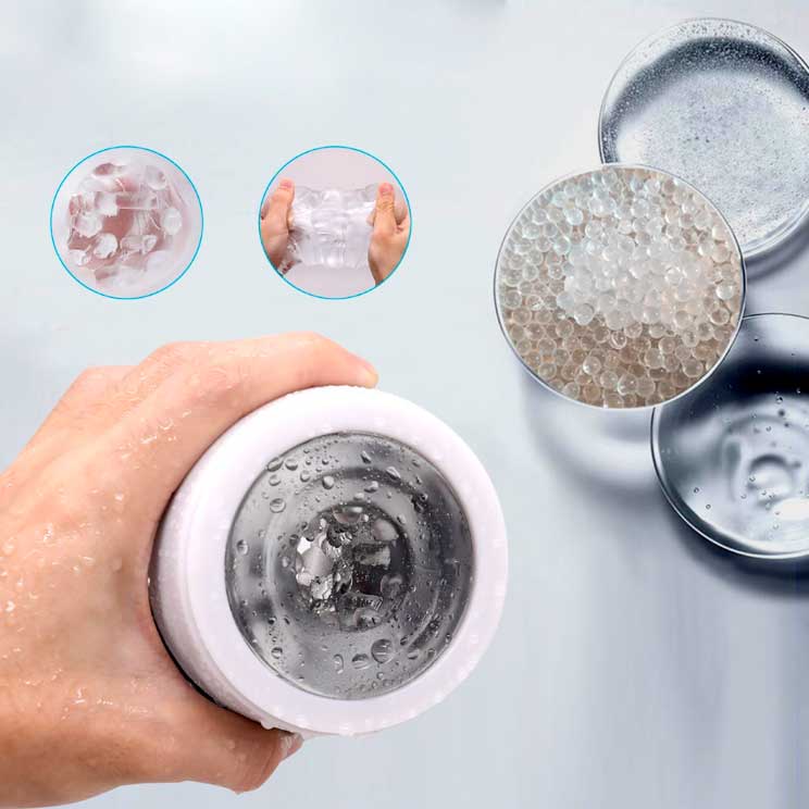 Masturbador Masculino Recarregável no Formato de Copo Vazado com Textura Interna e 12 Modos de Vibração - Pleasure Dreams - 5