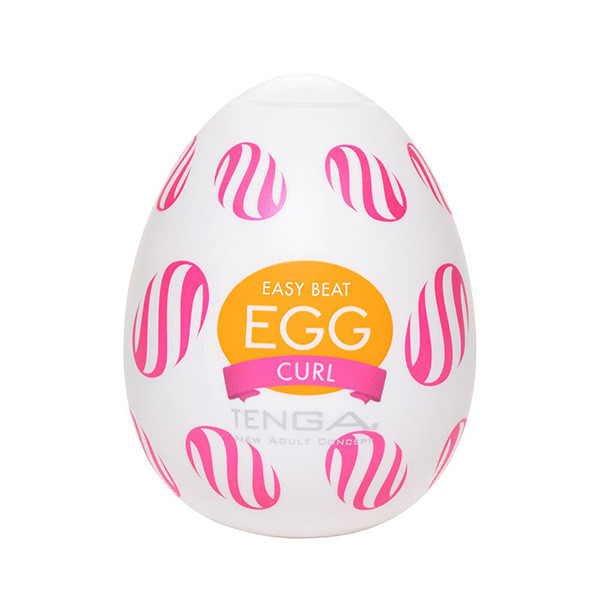 Masturbador Masculino em Silicone com Texturas Interna - Tenga Egg Curl | 5,8 x 5 cm - 2
