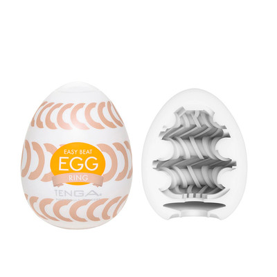 Masturbador Masculino em TPE com Texturas Interna - Tenga Egg Ring | 5,8 x 5 cm