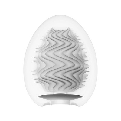 Foto 2 do produto Masturbador Masculino em Silicone com Texturas Interna - Tenga Egg Wind