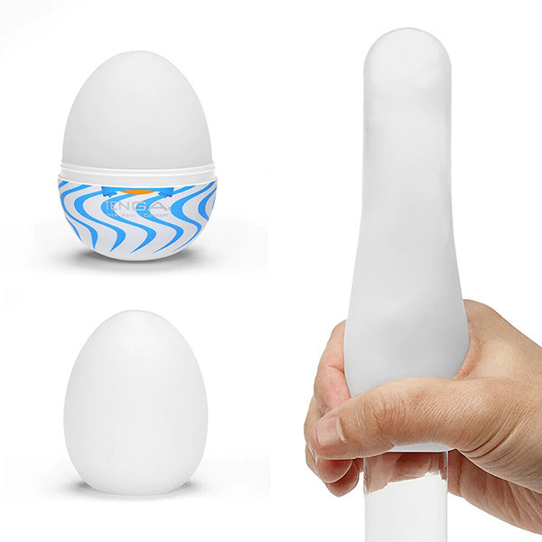 Masturbador Masculino em Silicone com Texturas Interna - Tenga Egg Wind - 3