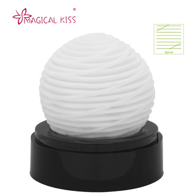 Foto 1 do produto Masturbador Masculino em Silicone Texturizado - Egg Venting Ball Spiral