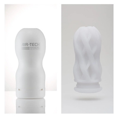 Foto 1 do produto Masturbador Masculino e Simulador de Sexo Anal com Textura Interna Suave - Tenga Air-Tech Gentle