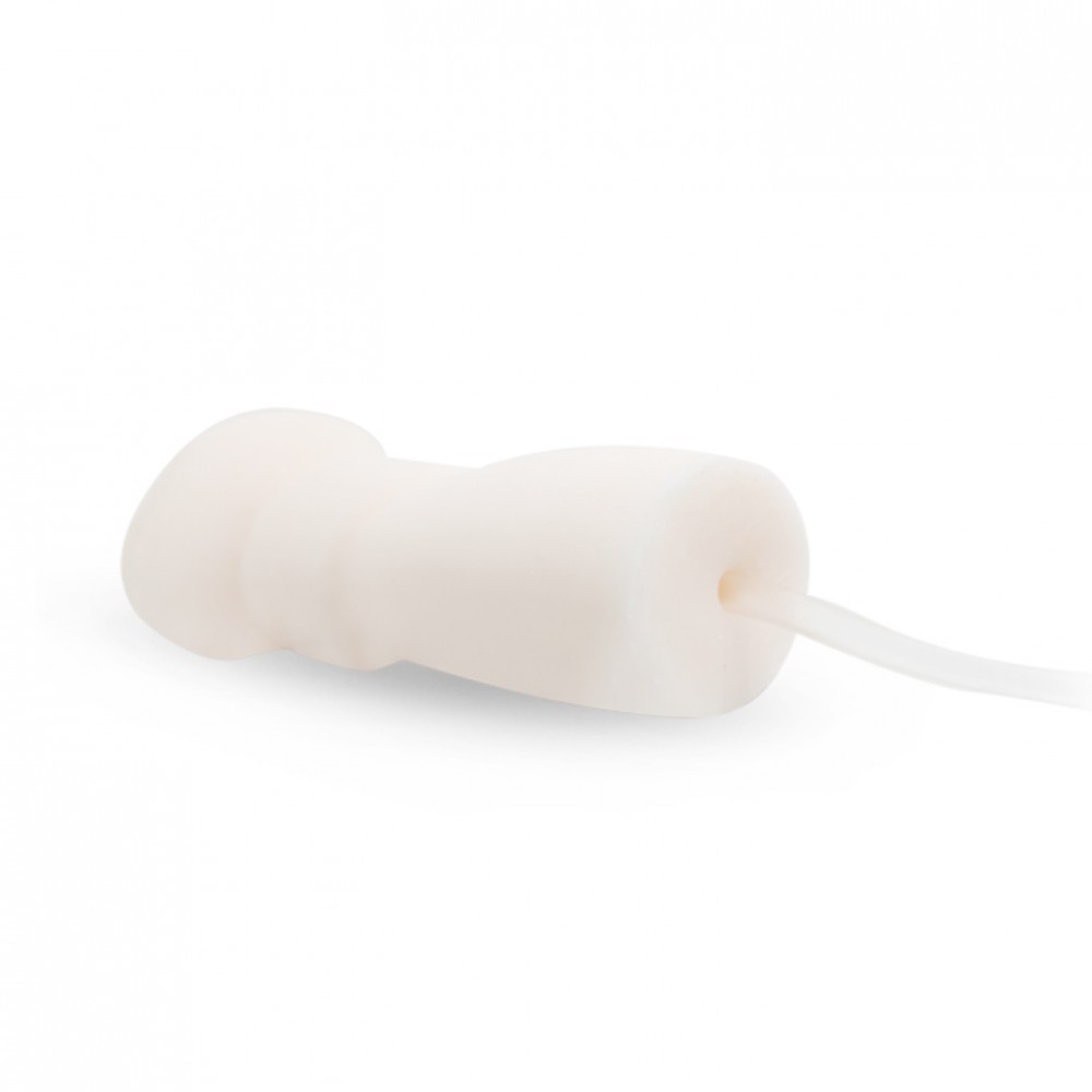 Masturbador Masculino Simulador de Sexo Oral com Bomba de Sucção Manual em Cyberskin - Passion lady Mandy | 13 x 4,5 cm - 4