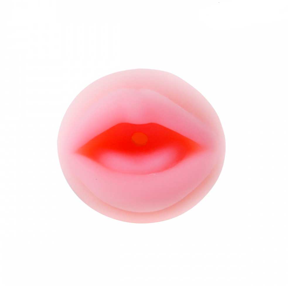 Masturbador Masculino em TPE no Formato de Boca com Texturas Internas - Lilo | 12 x 3 cm - 3