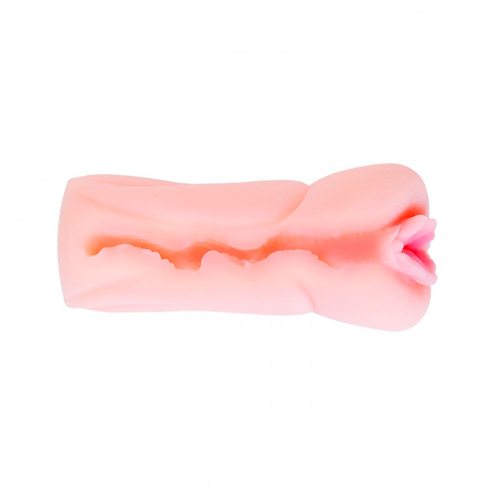 Masturbador Masculino em TPE no formato de Vagina com Fissuras e Texturas Internas - Lilo | 13,5 x 3 cm - 5