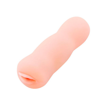 Foto 2 do produto Masturbador Masculino em TPE no Formato de Vagina com Pequenos Lábios e Texturas Internas - 3R Import| 15 x 3 cm