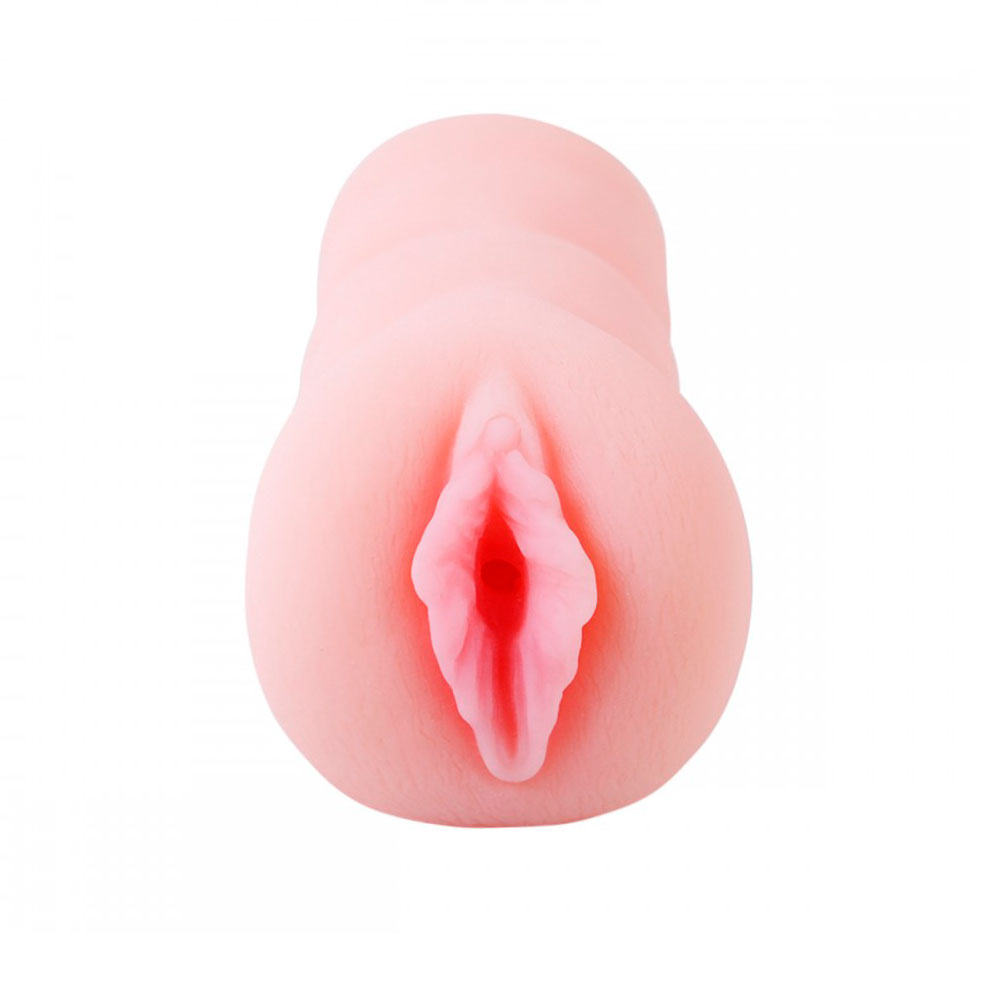 Masturbador Masculino em TPE no Formato de Vagina com Pequenos Lábios e Texturas Internas - Lilo | 14 x 3 cm - 2