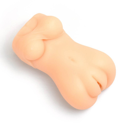 Foto 3 do produto Masturbador Masculino em TPR com Formato de Corpo Feminino e Textura Interna - You Vibe | 14,5 x 8,9 cm