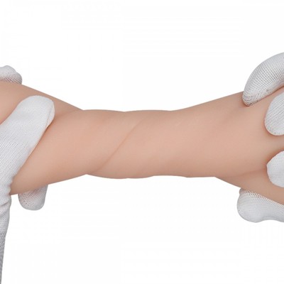 Masturbador Masculino em TPR no Formato de Vagina com Útero - Realistic Crazy Lion | 12,5 x 3,4 cm