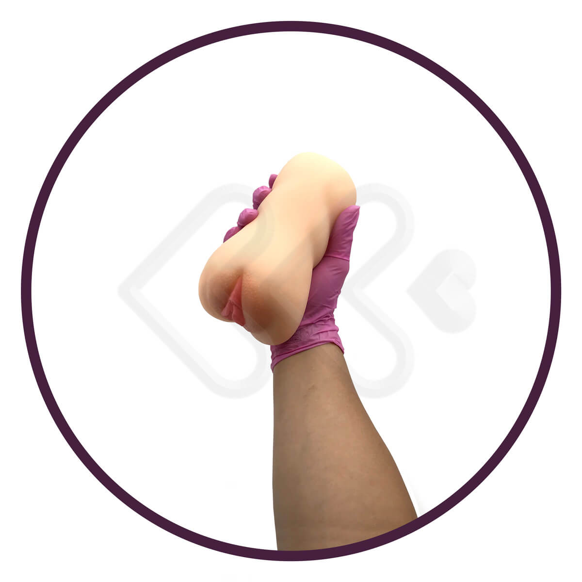 Masturbador Masculino em TPR com Formato de Vagina e Textura Interna - You Vibe | 15,6 x 6,7 cm - 7