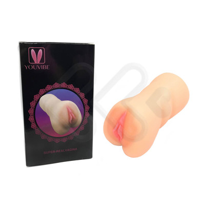 Foto 1 do produto Masturbador Masculino em TPR com Formato de Vagina e Textura Interna - You Vibe | 15,6 x 6,7 cm