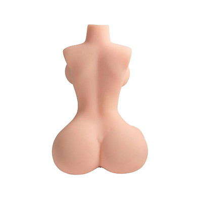 Foto 2 do produto Masturbador Meio Corpo Feminino em TPE com Seios e 2 Orifícios Penetráveis - Sexy Import | 47 x 29 cm
