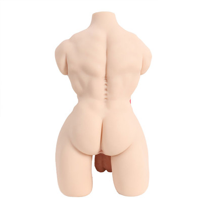 Foto 9 do produto Masturbador com Peitoral e Abdômen Definidos, Pênis Realístico Vertebrado, Escroto e Ânus Penetrável - 3R Import | 55 x 28 cm