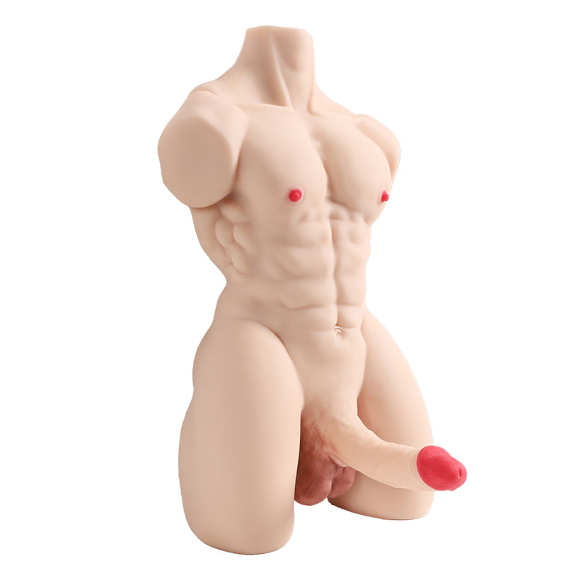 Masturbador com Peitoral e Abdômen Definidos, Pênis Realístico Vertebrado, Escroto e Ânus Penetrável - 3R Import | 55 x 28 cm - 8