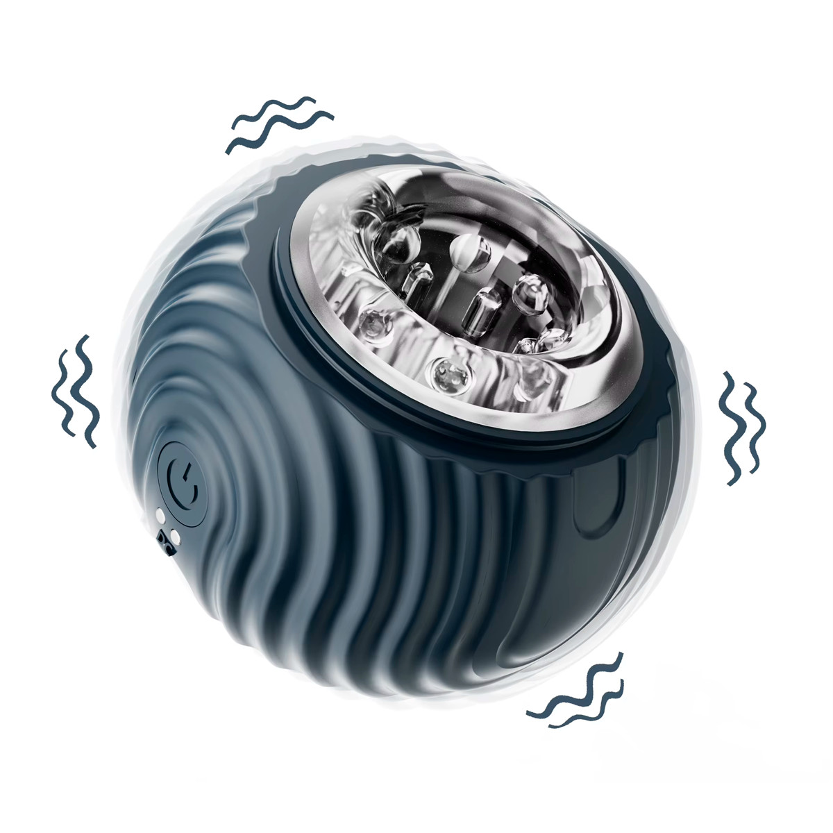 Masturbador Peniano no Formato de Copo Vazado com Textura e 10 Modos de Vibração - Bump Orgasm Pokemon | 7,8 x 3,2 cm - 2