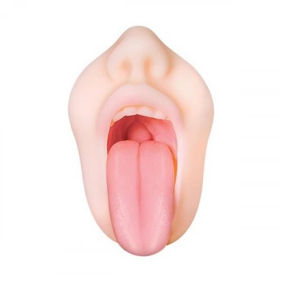 Foto 5 do produto Masturbador que Simula Sexo Oral com Texturas Interna em TPE e Anel Peniano Duplo em Silicone - Zero Tolerance Real Mouth Stroker | 15 x 3 cm