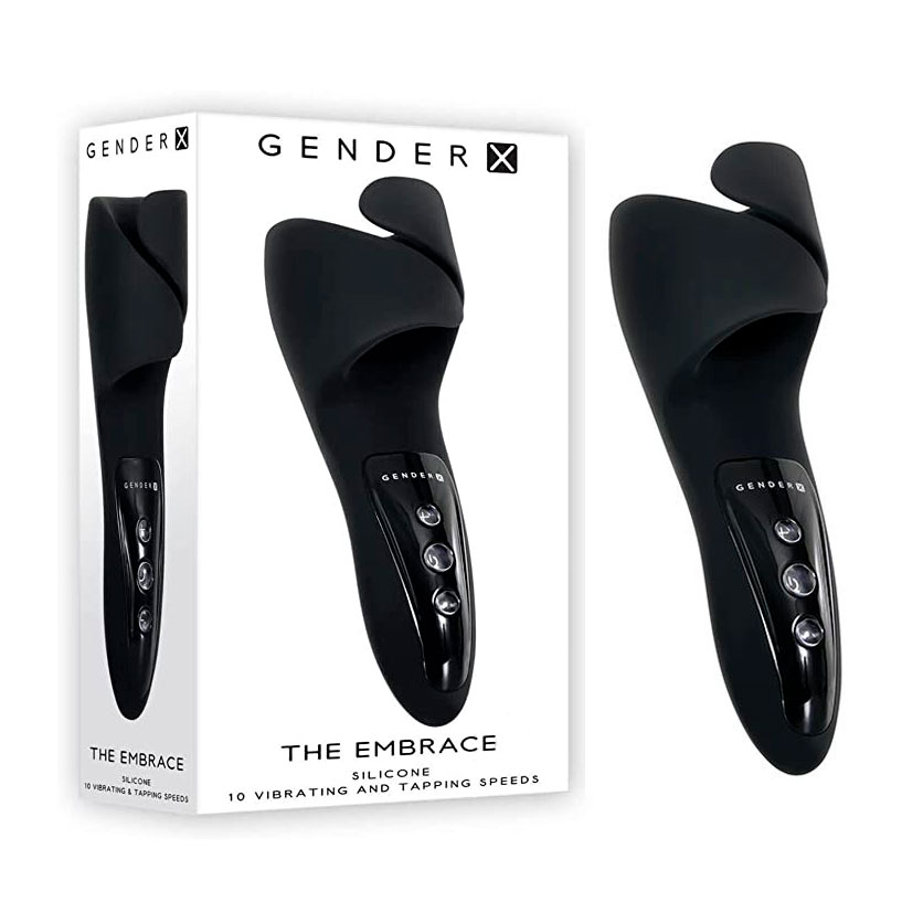 Masturbador Recarregável com 10 Modos de Vibração, 3 Intensidades e Alça Ergonômica - Gender X The Embrace | 18 x 5,7 cm - 6