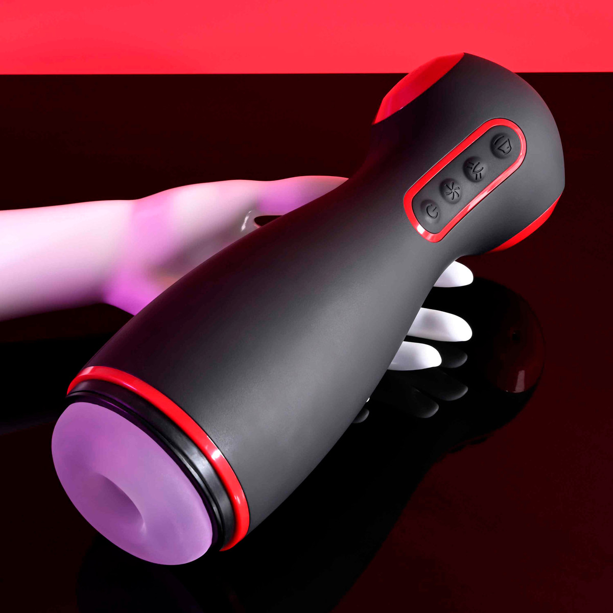 Masturbador Recarregável com Design Moderno, 3 Motores, 10 Modos de Vibração, 7 Tipos de Sucção e Compressão - Zero Tolerance Tight Squeeze - 7