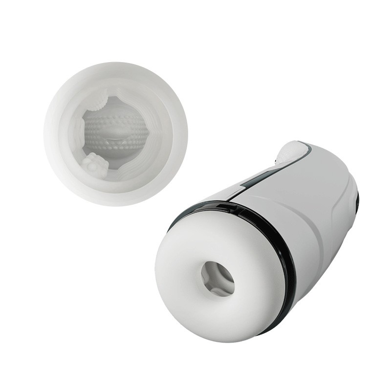 Masturbador Recarregável com Formato Anatômico, 12 Modos de Vibração, Aquecimento, Função Memoria e Língua Rotativa em 7 Níveis - Pretty Love Marissa | 14 x 3,5 cm - 2