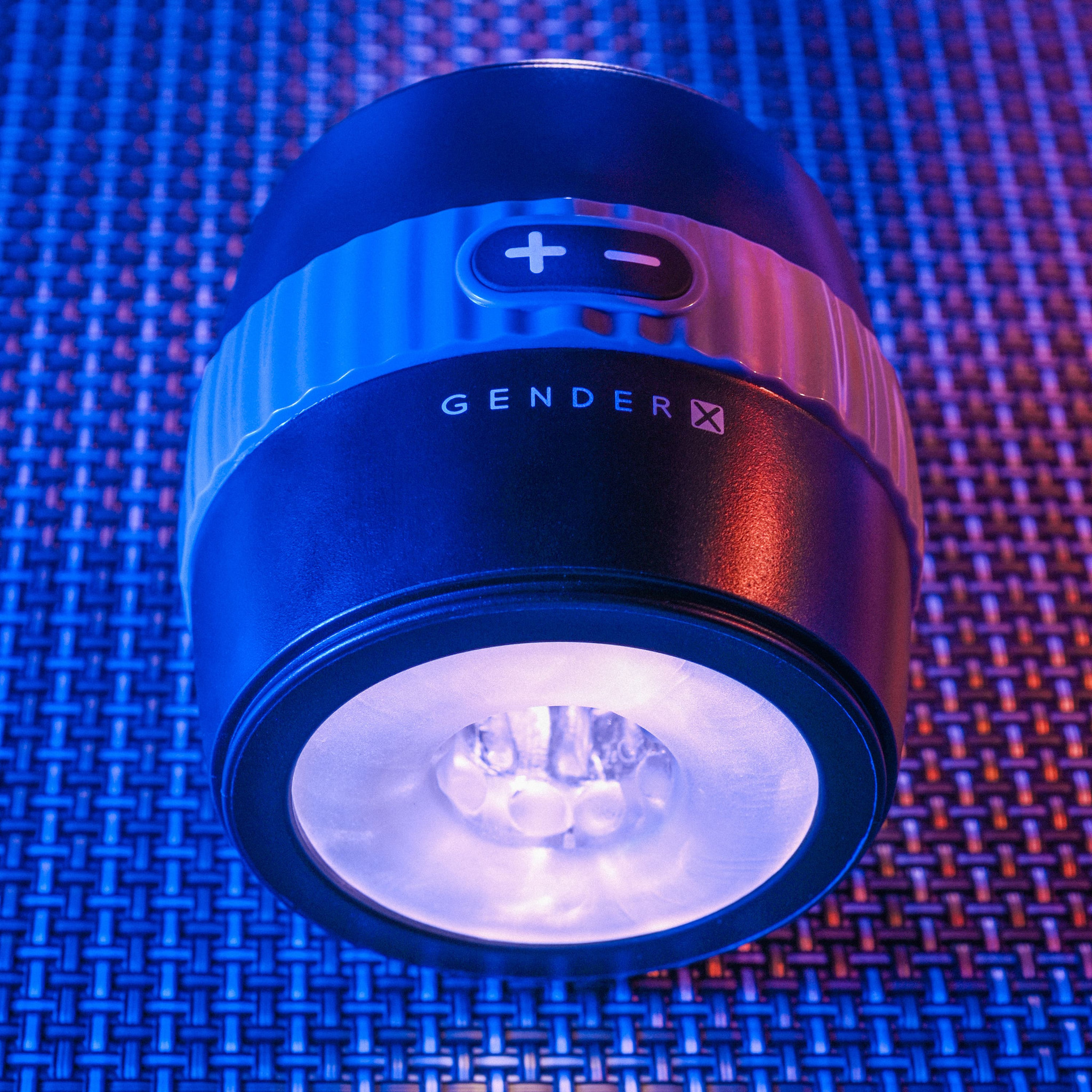 Masturbador Recarregável no Formato de Copo Vazado com Textura Interna e 12 Modos de Vibração - Gender X Barrel Of Fun | 8,5 x 3,5 cm - 2