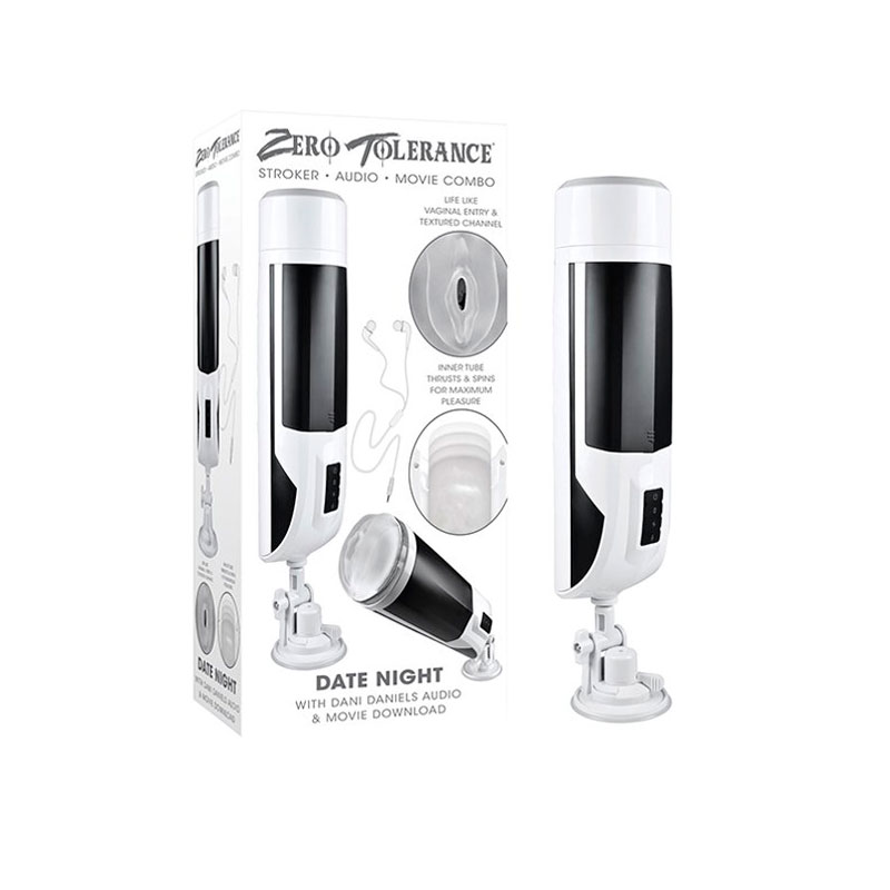 Masturbador Recarregável em Formato de Lanterna com 7 Modos de Rotação, Função Turbo, Base em Ventosa e Gemidos - Zero Torelance Date Night Dani Daniels - 5