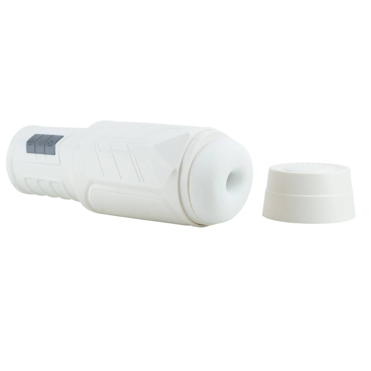 Masturbador Recarregável em Formato de Lanterna com 7 Modos de Vibração, Modo de Contração e Gemidos - Dibe Missiles | 29,5 x 10,8 cm | Disponível em 2 Cores - 8