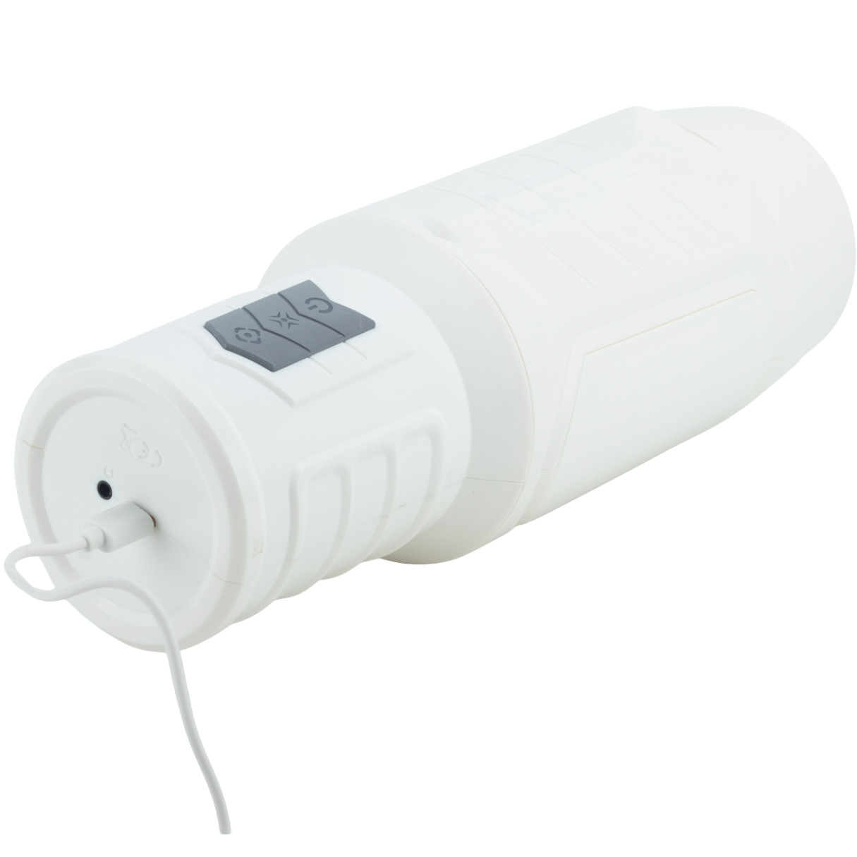 Masturbador Recarregável em Formato de Lanterna com 7 Modos de Vibração, Modo de Contração e Gemidos - Dibe Missiles | 29,5 x 10,8 cm | Disponível em 2 Cores - 9