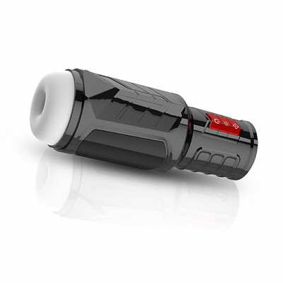 Foto 3 do produto Masturbador Recarregável em Formato de Lanterna com 7 Modos de Vibração, Modo de Contração e Gemidos - Dibe | 29,5 x 10,8 cm | Disponível em 2 Cores