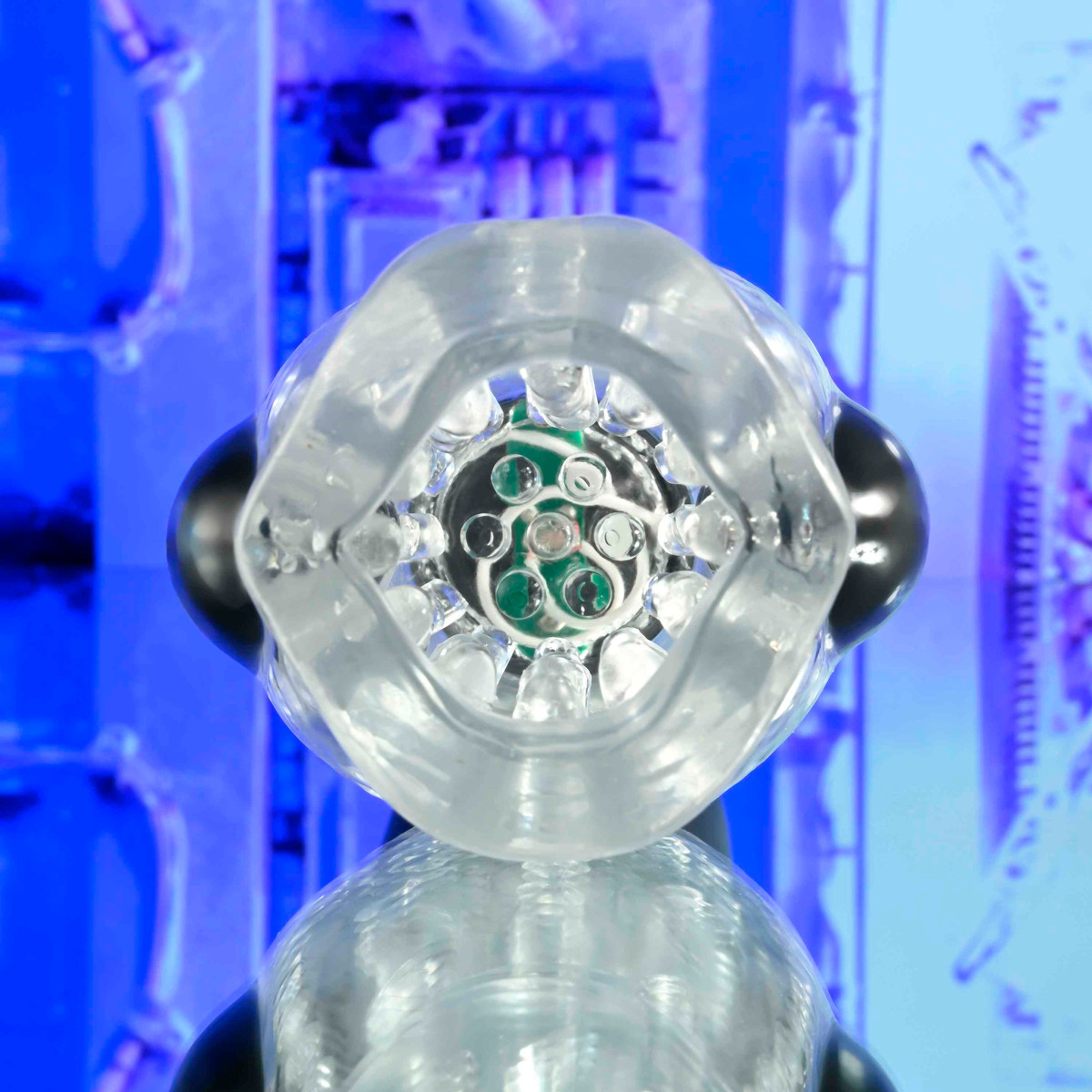 Masturbador Rotativo com 5 Velocidades, 10 Modos de Vibração, Formato de Boca, Textura Interna e Recarregável - Zero Tolerance Thrill Ride - 2