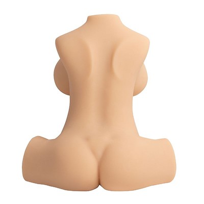 Foto 3 do produto Masturbador Com Seios Fartos, Cintura, 2 Canais Penetráveis, 10 Modos de Sucção, Gemido e Controle Remoto Sem Fio - Sexy Import | 46 x 37 cm