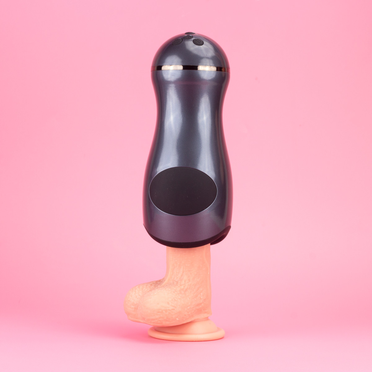 Masturbador em Silicone com 9 Modos de Vibração, Função Aquecimento e 3 Tipos de Sucção - Exclusiva Nero - 3