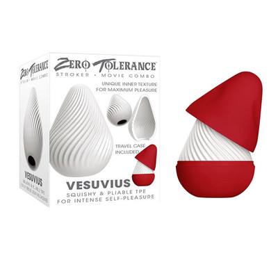 Foto 1 do produto Masturbador em Silicone com Textura Interna em Aspiral - Zero Torelance Vesuvius