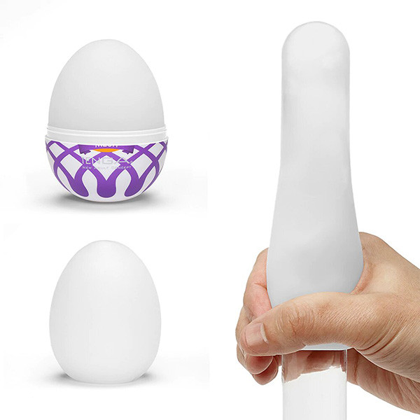 Masturbador em Silicone com Texturas Interna - Tenga Egg Mesh - 3