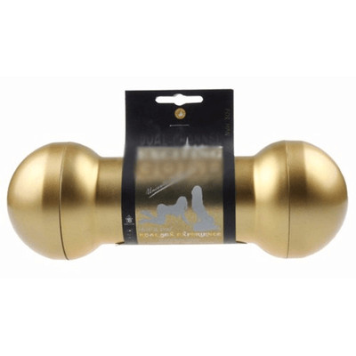 Foto 2 do produto Exciting Gold - Masturbador e Simulador de Sexo Anal e Vaginal em Formato de Halteres - 22 x 7 cm