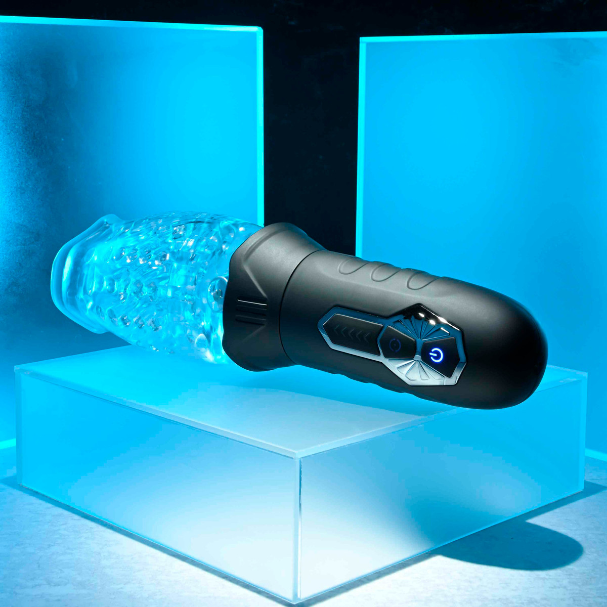 Masturbador em TPE com Formato de Boca, Texturas Internas, 10 Modos de Vibração e 5 Velocidades de Rotação - Zero Tolerance Cyclone - 4