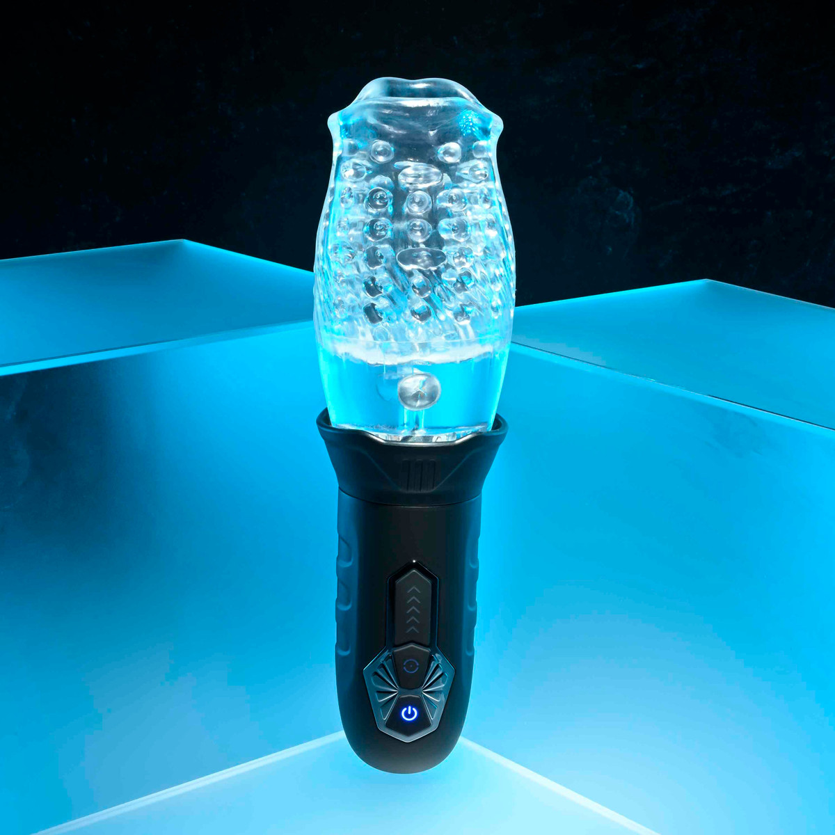 Masturbador em TPE com Formato de Boca, Texturas Internas, 10 Modos de Vibração e 5 Velocidades de Rotação - Zero Tolerance Cyclone - 5