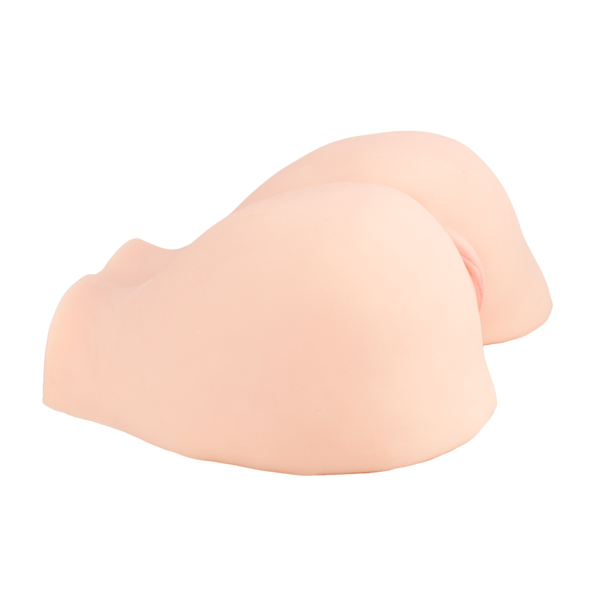 Masturbador em TPE com Formato de Bunda, 2 Orifícios Penetráveis Texturizados e Base Achatada - SI Butt Mac 2 | 35 x 27 cm - 3