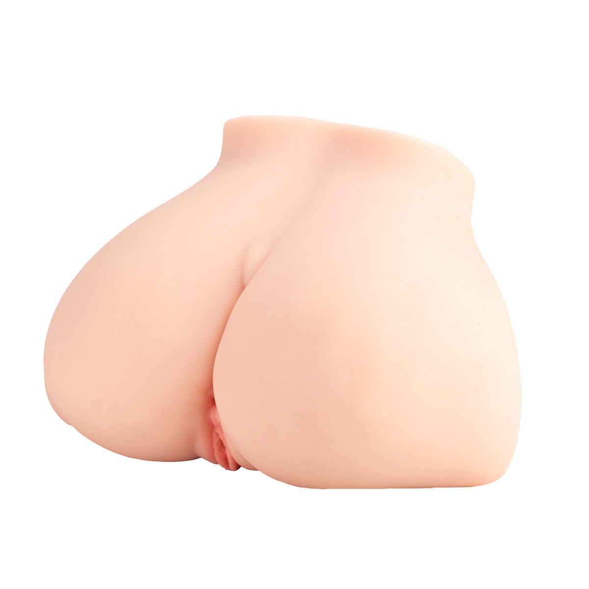 Masturbador em TPE com Formato de Bunda, 2 Orifícios Penetráveis Texturizados e Base Achatada - SI Butt Mac 2 | 35 x 27 cm - 4