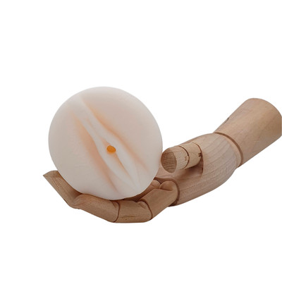 Masturbador em TPE com Formato de Vagina, Bullet Multivelocidade e Controle Remoto - Sensual Import | 12 x 3 cm